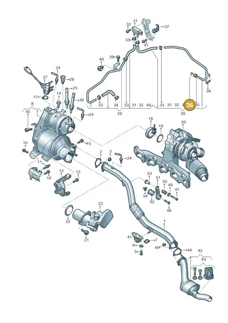 N0208212 — Audi A5 Sportback (2016-2020) diagram 849253650, position 36