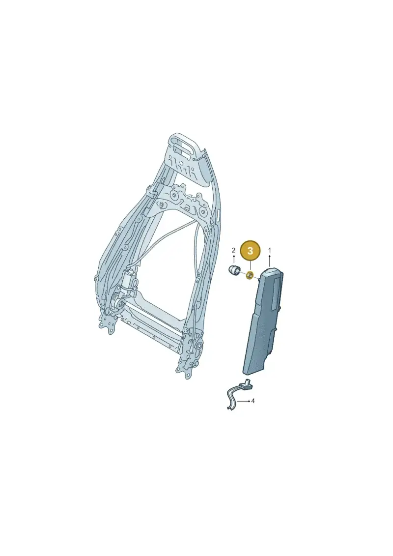 N02214812 — Audi R8 Spyder (2015-2024) diagram 872880200, position 3
