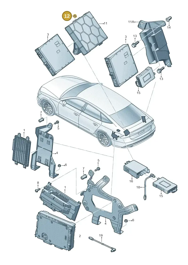 N02300213 — Audi RS7 Sportback (2019-) diagram 435035400, position 12