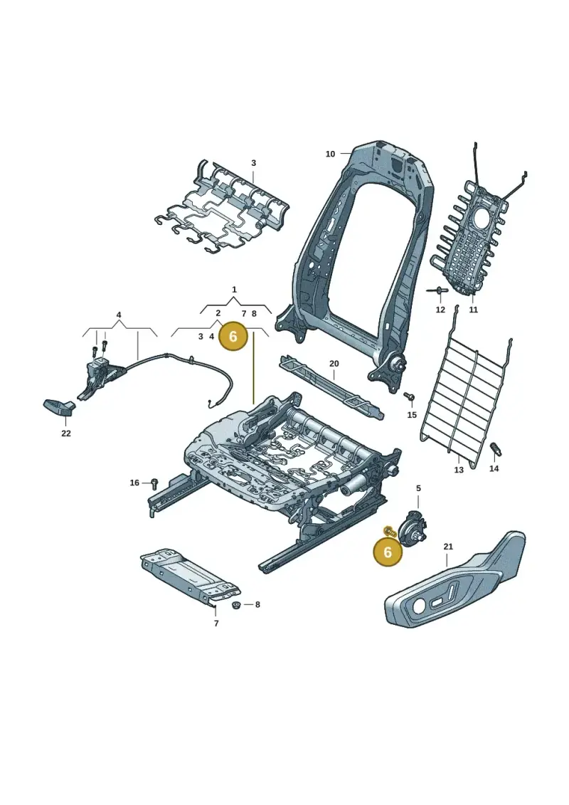 N02300311 — Audi A5 Limo 2.0 (2024-) diagram 8wy881000, position 6