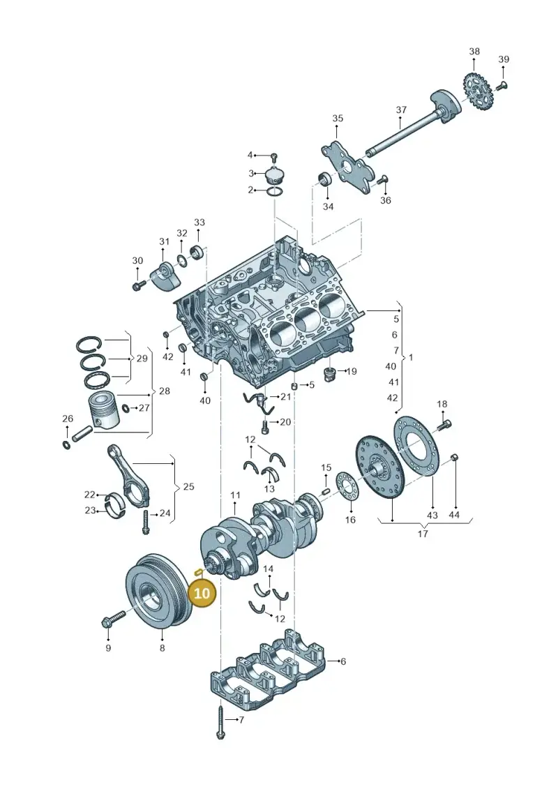 N0232551 — Audi Q8 Quattro 3,0 (2018-) diagram 896103550, position 10