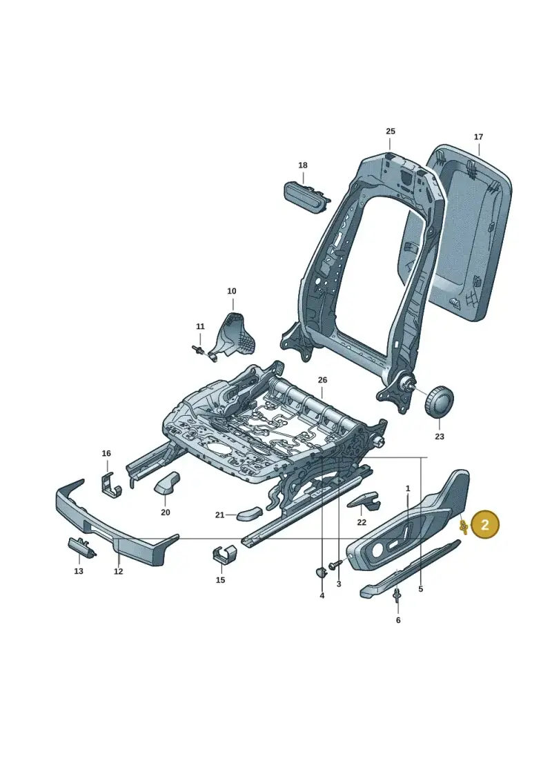 N0385012 — Audi Q6 e-tron (2023-) diagram 8wy881400, position 2