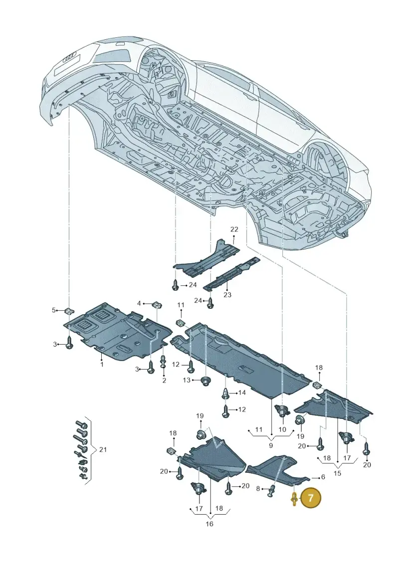 N0385491 — Audi RS6 Avant (2019-) diagram 537825000, position 7
