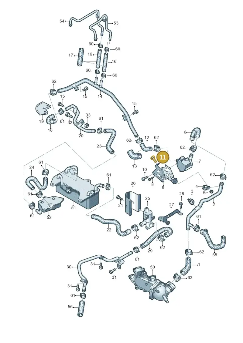 N0447276 — Audi RS6 Avant (2013-2018) diagram 758121240, position 11
