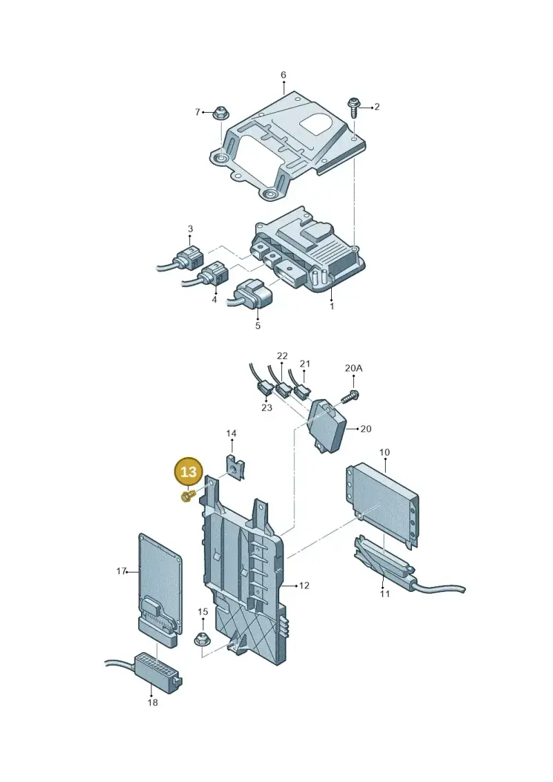 N0901486 — Audi A4 Av. Allroad (2008-2016) diagram 636907200, position 13