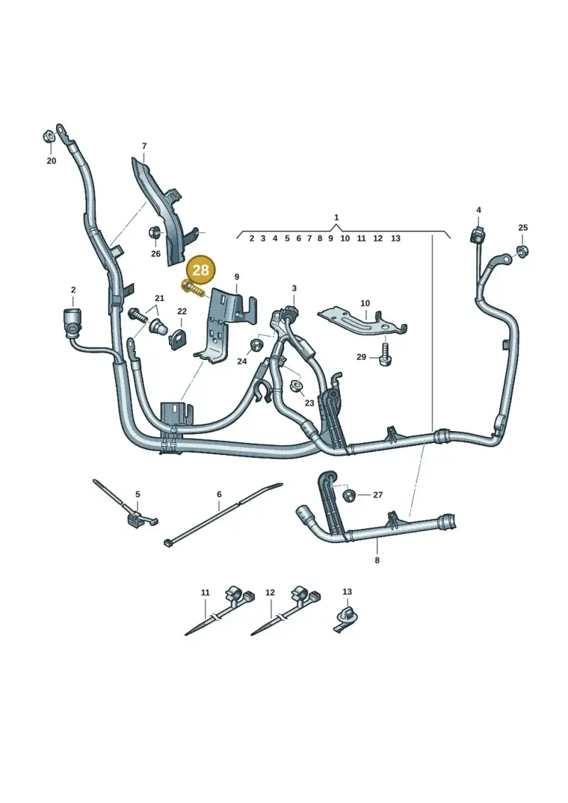N0902619 — Audi A6 2.0 (2018-) diagram 430972009, position 28