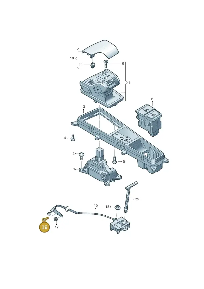 N0902619 — Audi RS6 Avant (2019-) diagram 435713100, position 16