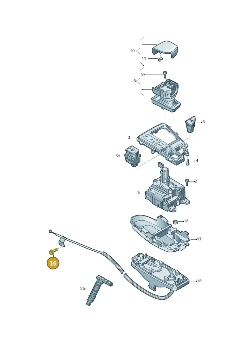 N0902619 — Audi RS4 Avant (2017-) diagram 849713100, position 16
