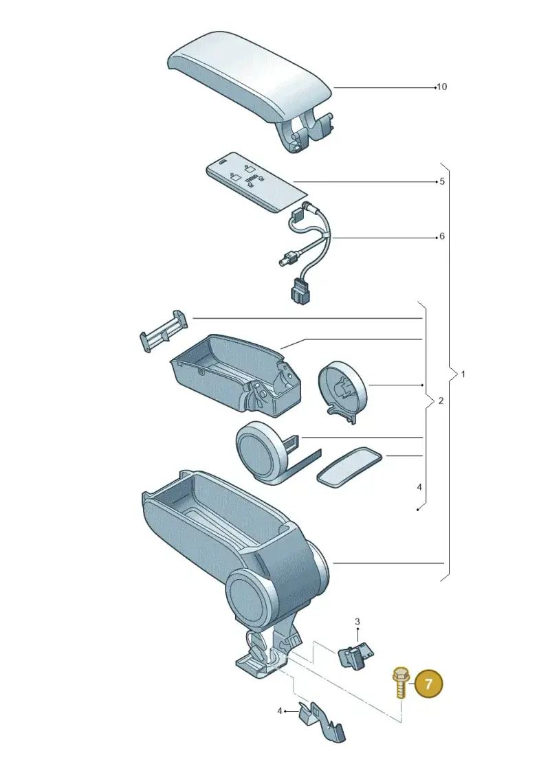 N0903168 — Audi RS3 Sportback (2011-2012) diagram 412863600, position 7