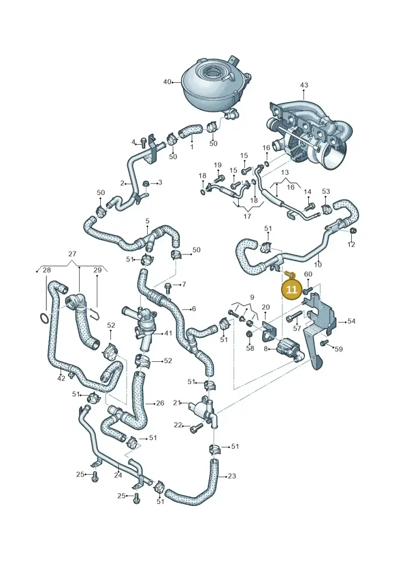 N10005306 — Audi RSQ3 Sportback (2019-2024) diagram 898121310, position 11