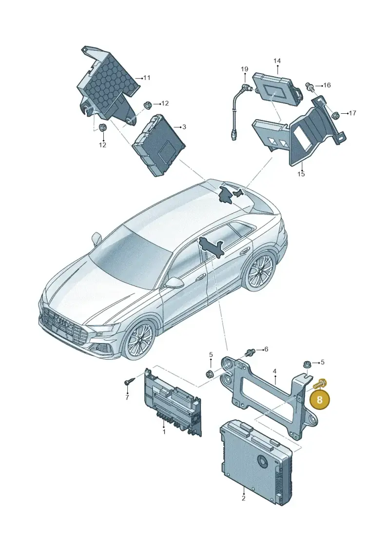 N10009506 — Audi RS Q8 Quattro (2019-) diagram 429035040, position 8