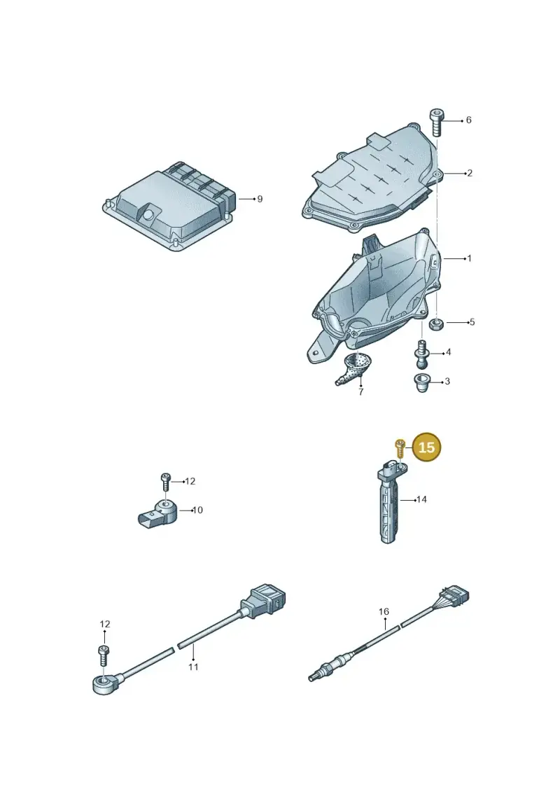 N10029205 — Audi RS6 Avant (2013-2018) diagram 758906000, position 15