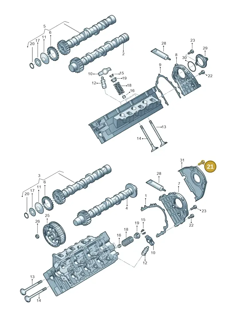 N10029206 — Audi A4/S4 Cabrio./qu. 07> (2006-) diagram 448109400, position 21