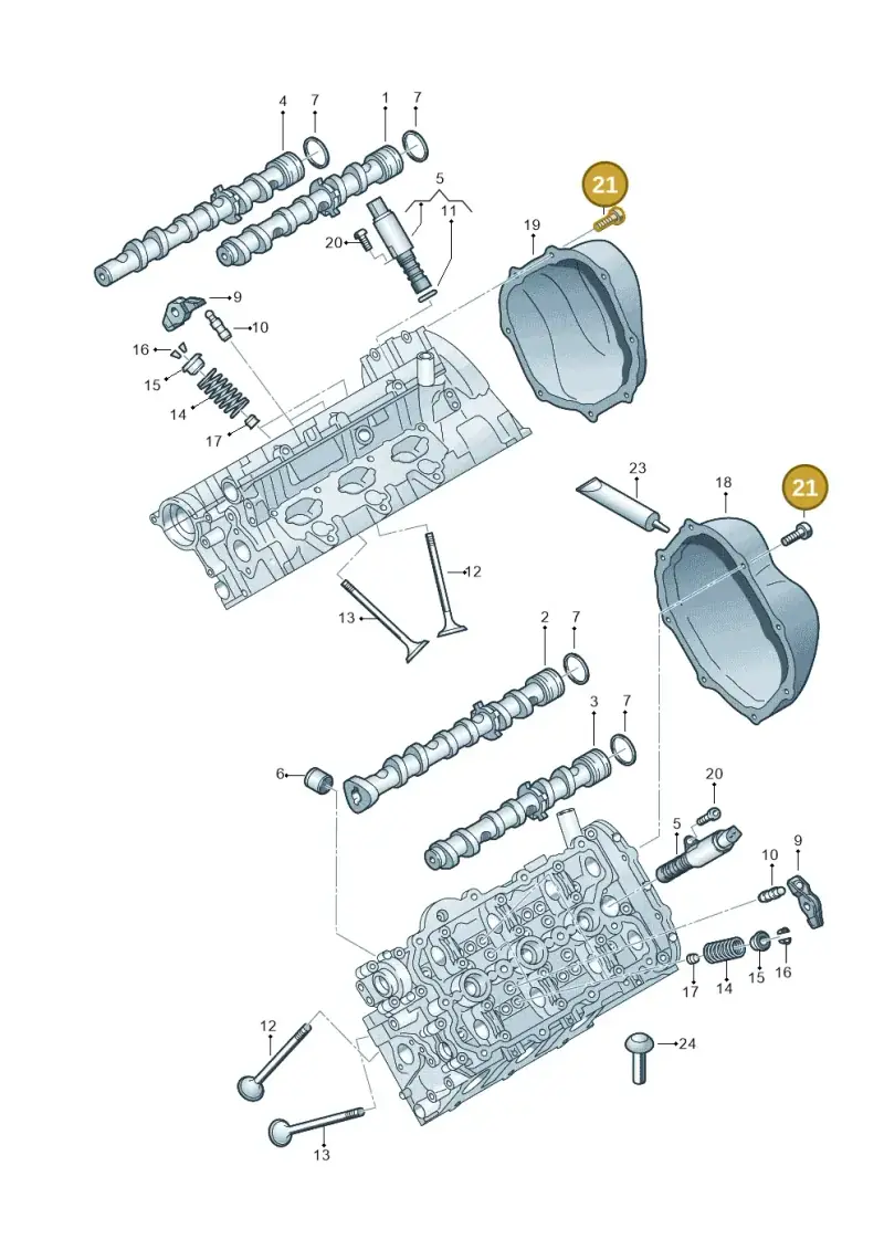 N10029206 — Audi A8/S8/qu. lang    08> (2007-) diagram 648109100, position 21