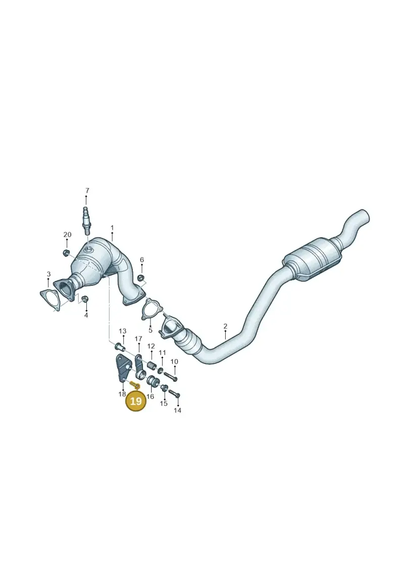 N10049308 — Audi A7 Sportback (2014-2018) diagram 620253800, position 19