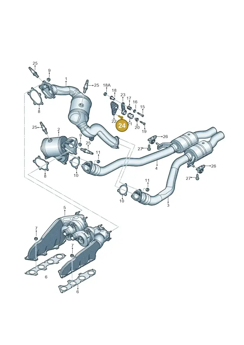 N10049308 — Audi RS6 Avant (2013-2018) diagram 711253750, position 24
