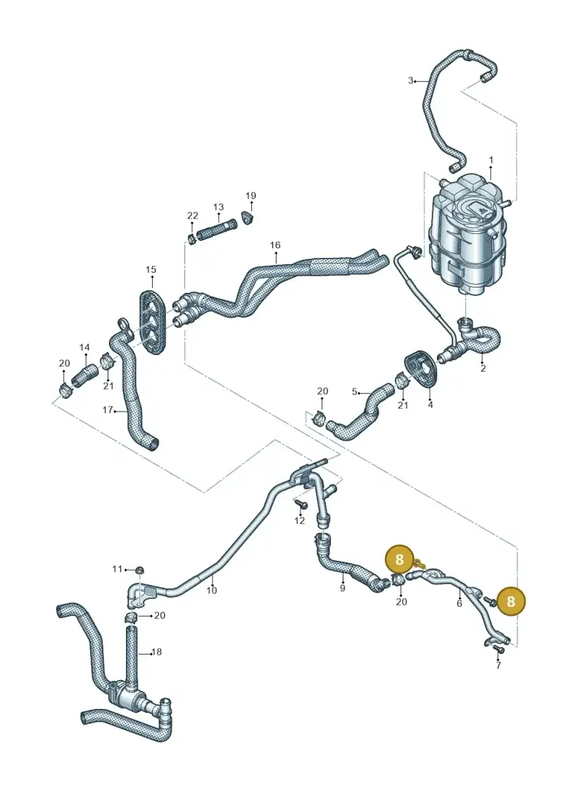 N10049308 — Audi RS4 Avant (2017-) diagram 847121014, position 8