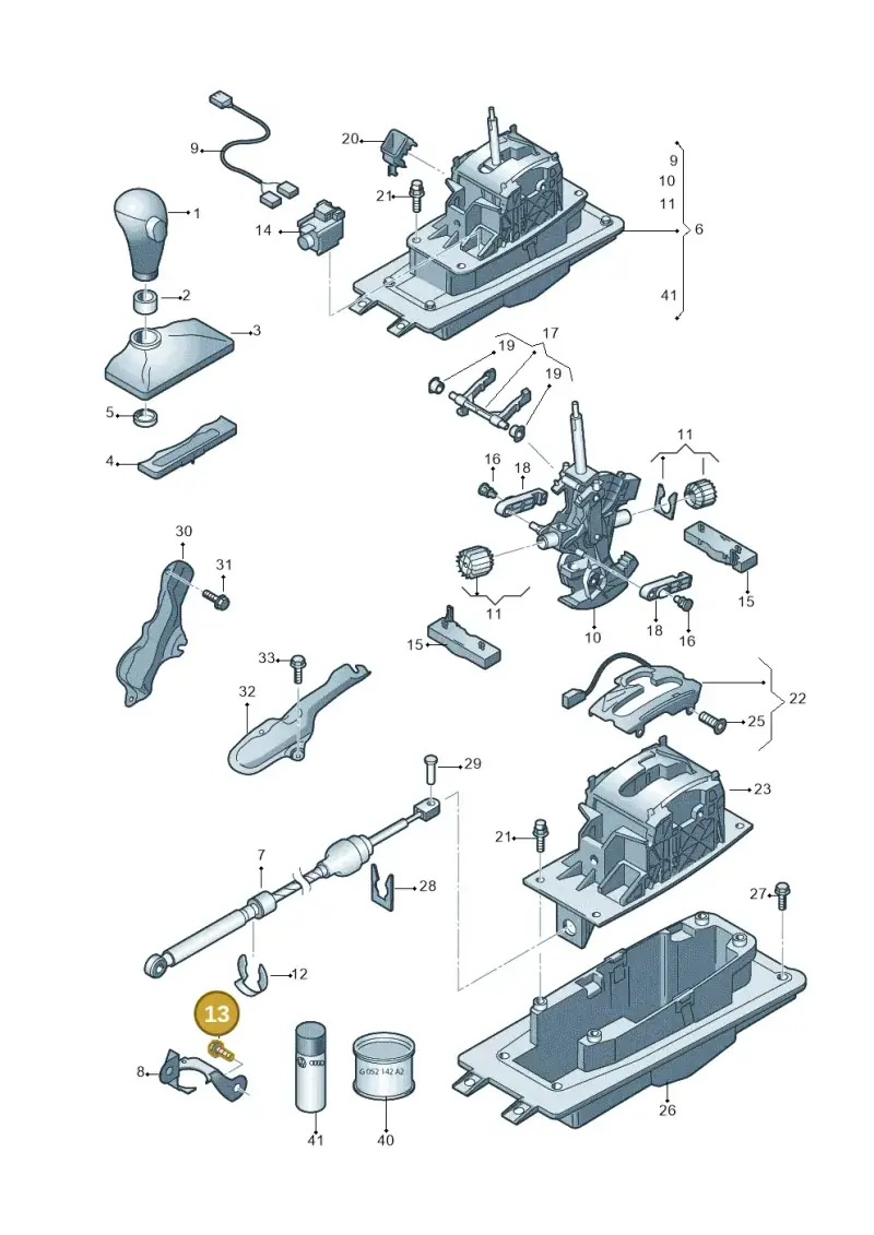 N10049311 — Audi Q7 qu. 3.0 TDI (2009-2015) diagram 493713150, position 13