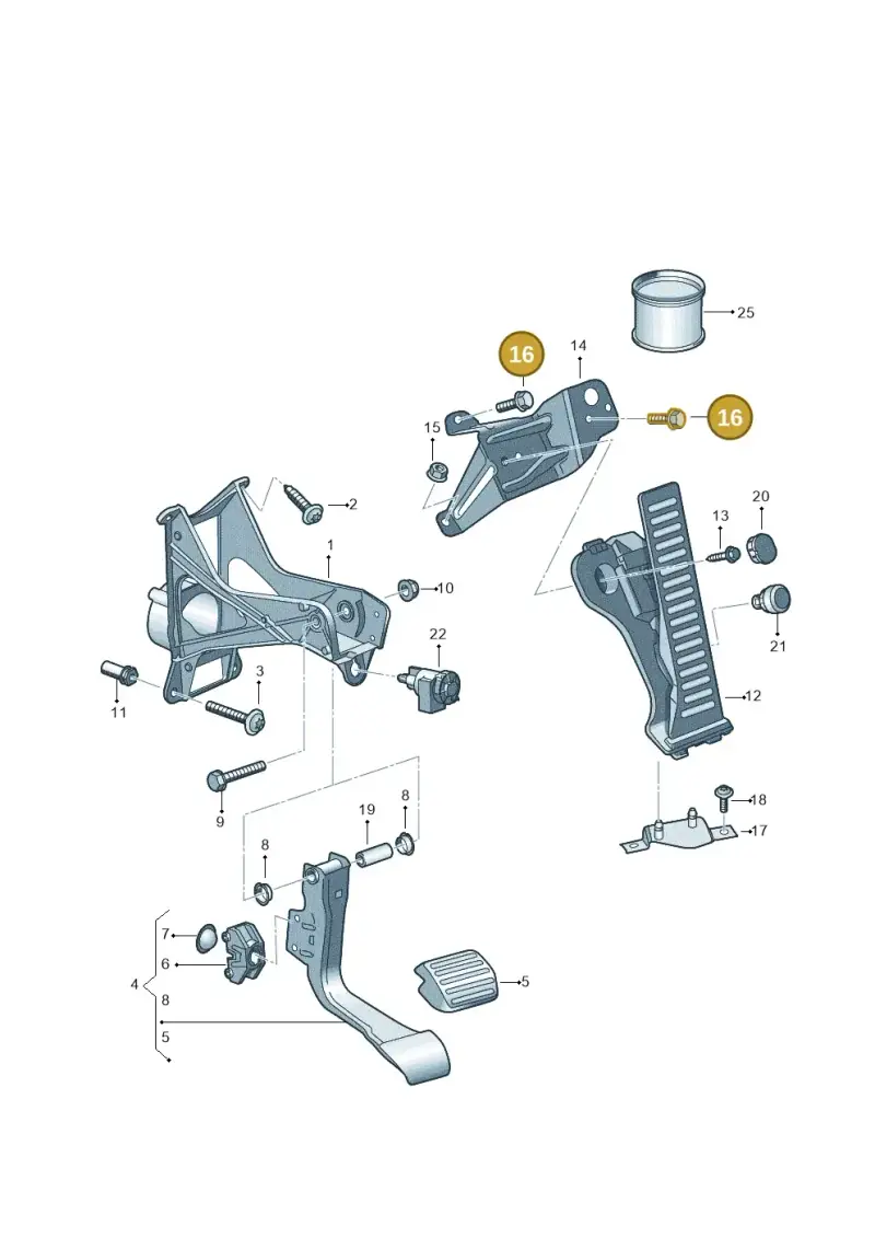 N10082908 — Audi R8 Spyder (2015-2024) diagram 872721700, position 16