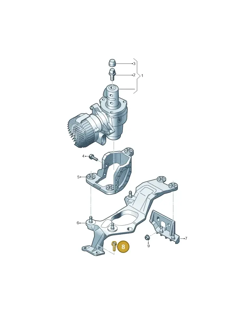 N10082908 — Audi Q5 (2016-2020) diagram 896614500, position 8