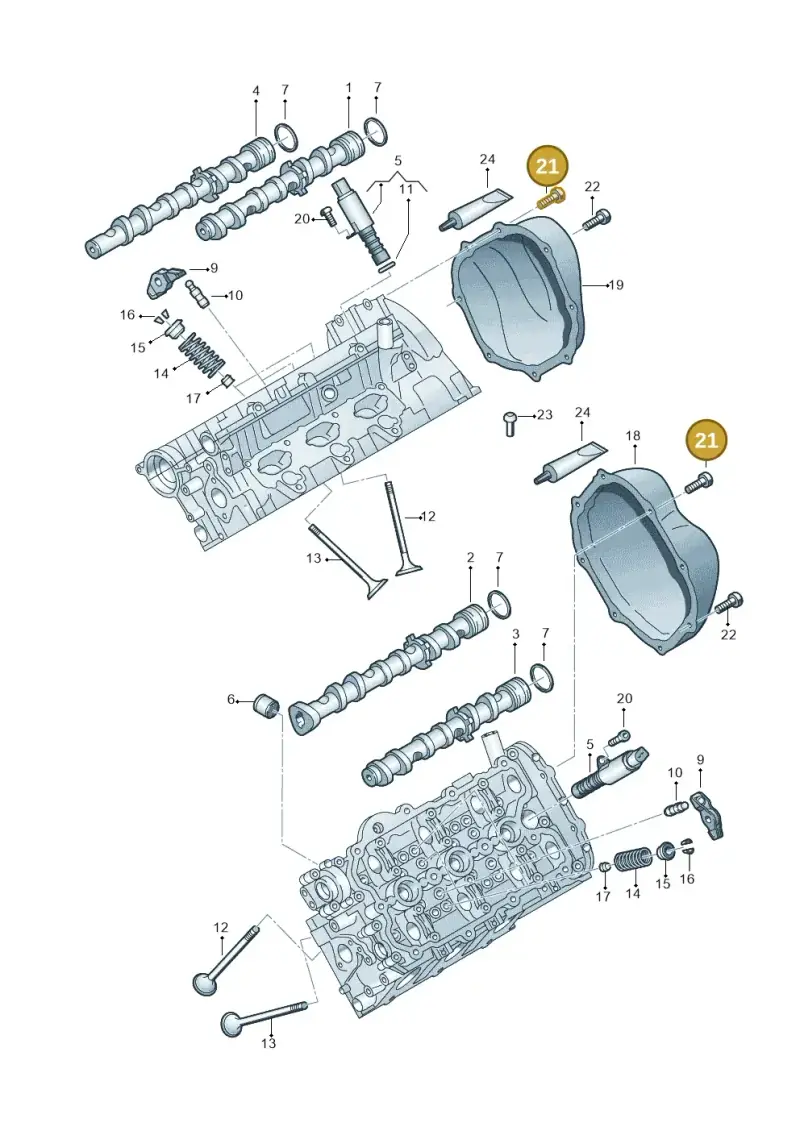 N10082912 — Audi Q7 qu. 3.0 TDI (2015-2019) diagram 771109100, position 21