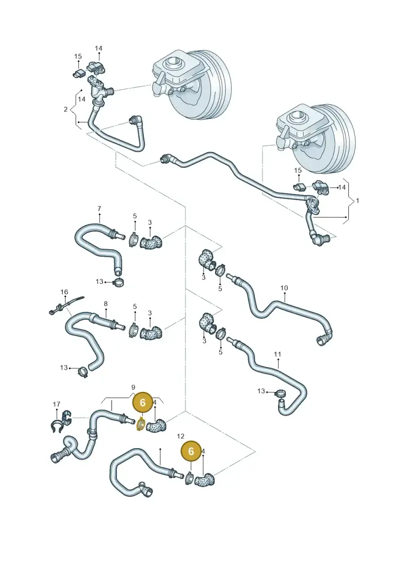 N10098001 — Audi A7 Sportback (2014-2018) diagram 788611750, position 6