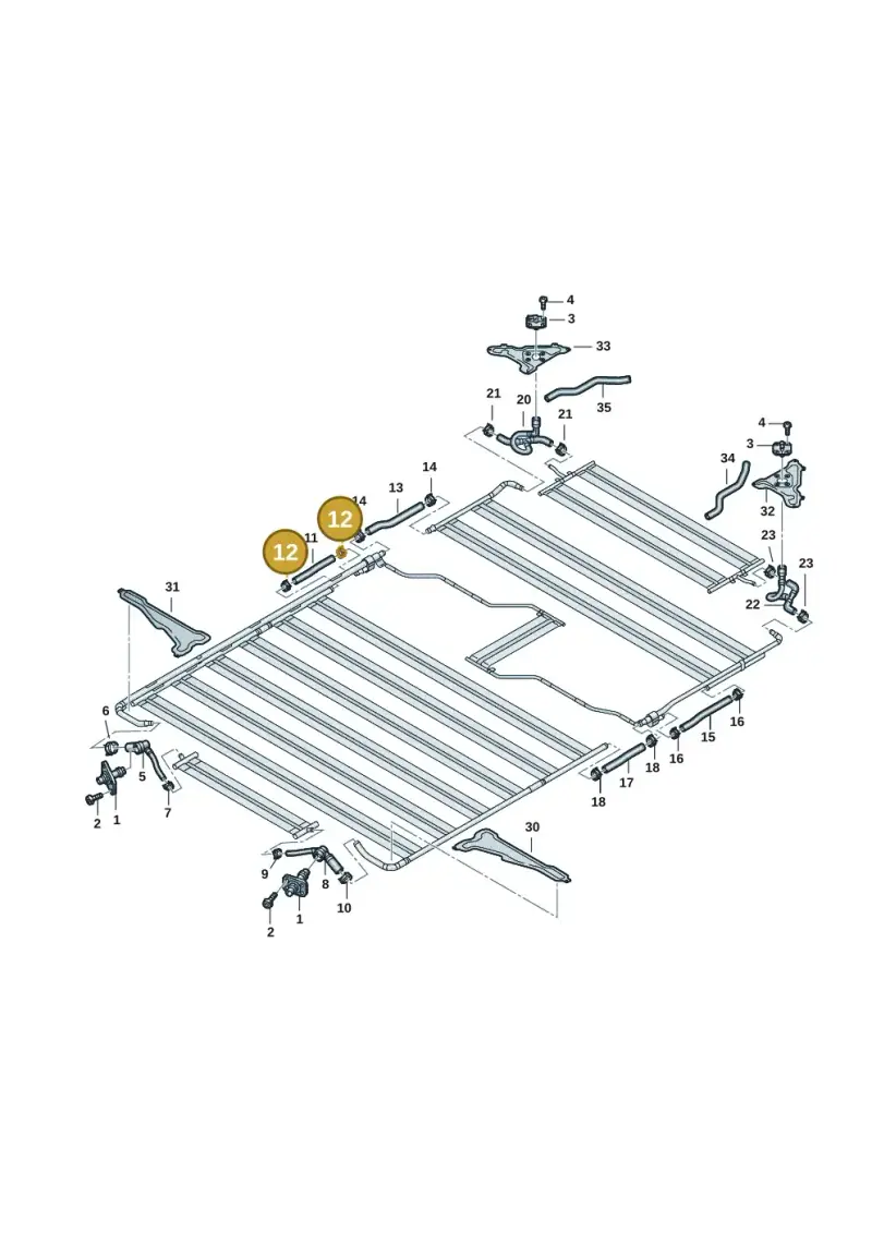 N10098001 — Audi RS e-tron GT (2020-2020) diagram 4j1915560, position 12