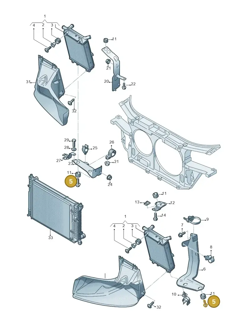 N10100505 — Audi RS4 Cabrio qu.    08> (2007-) diagram 473121770, position 5