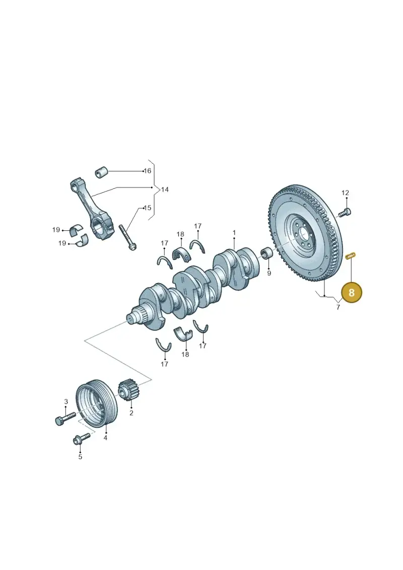 N10105801 — Audi A3 Cabrio (2016-2020) diagram 649105250, position 8
