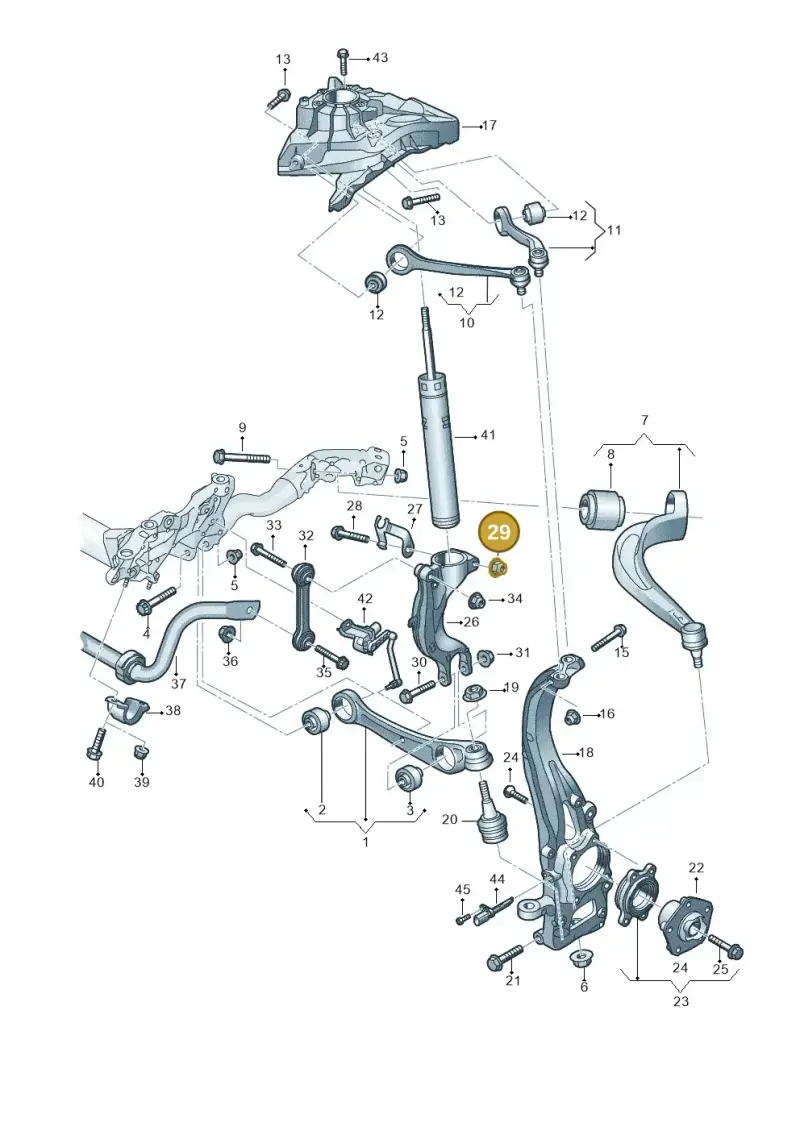 N10106402 — Audi RS6 Avant (2019-) diagram 859407000, position 29