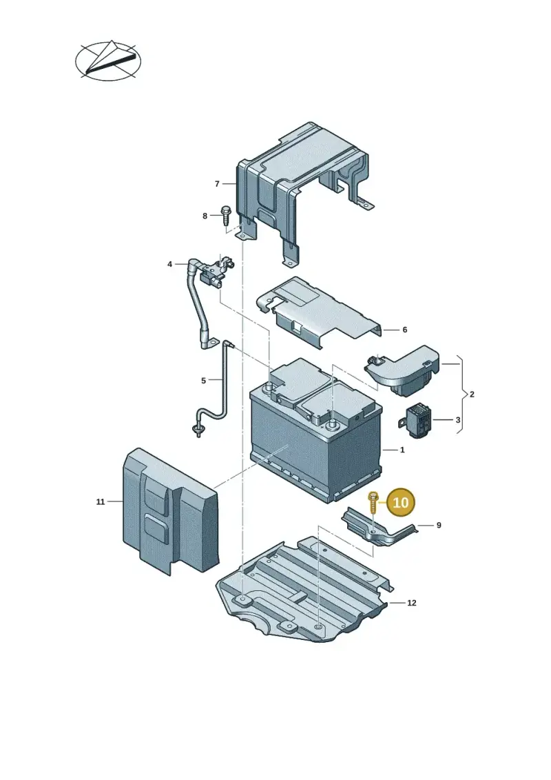 N10109210 — Audi RSQ3 Sportback (2019-2024) diagram f3z915020, position 10
