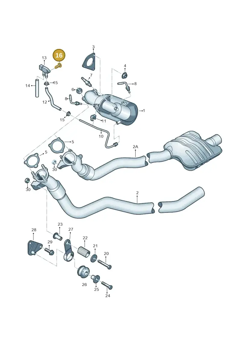 N10115307 — Audi A7 Sportback (2014-2018) diagram 751253560, position 16