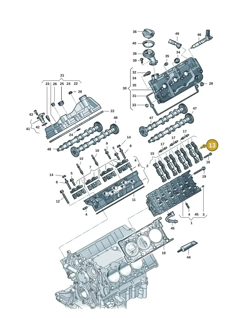 N10116103 — Audi A6 2.0 (2018-) diagram 897103059, position 13