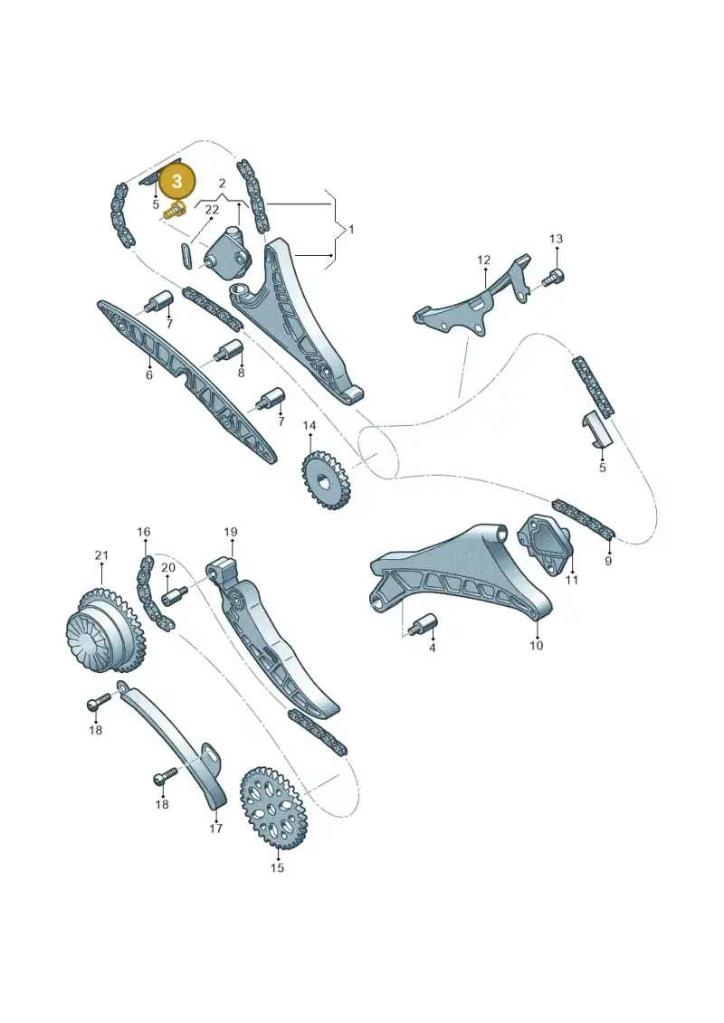 N10124304 — Audi Q8 Quattro 3,0 (2018-) diagram 849109350, position 3
