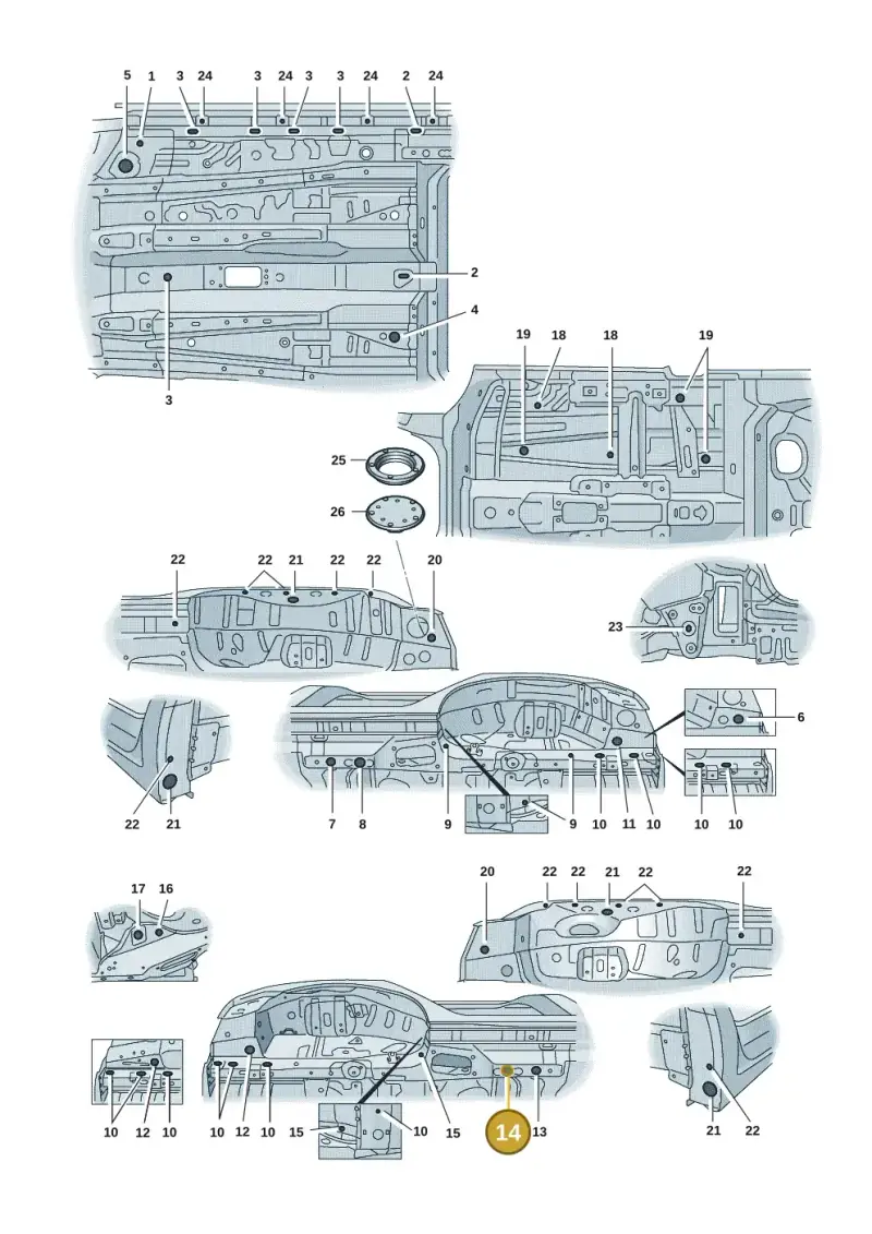 N10138801 — Audi A3 Sportback (2019-2021) diagram 596803036, position 14