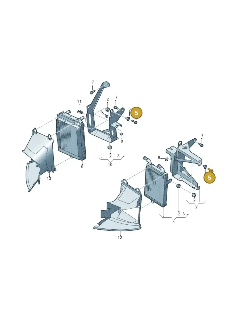 N10156009 — Audi A6 2.7 TDI (2008-2011) diagram 448121740, position 5
