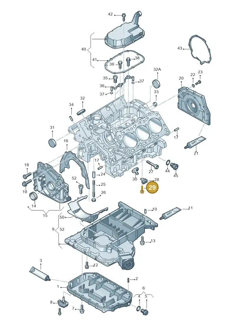 N10169902 — Audi A4/S4/Av./qu.     05> (2005-) diagram 249103300, position 29