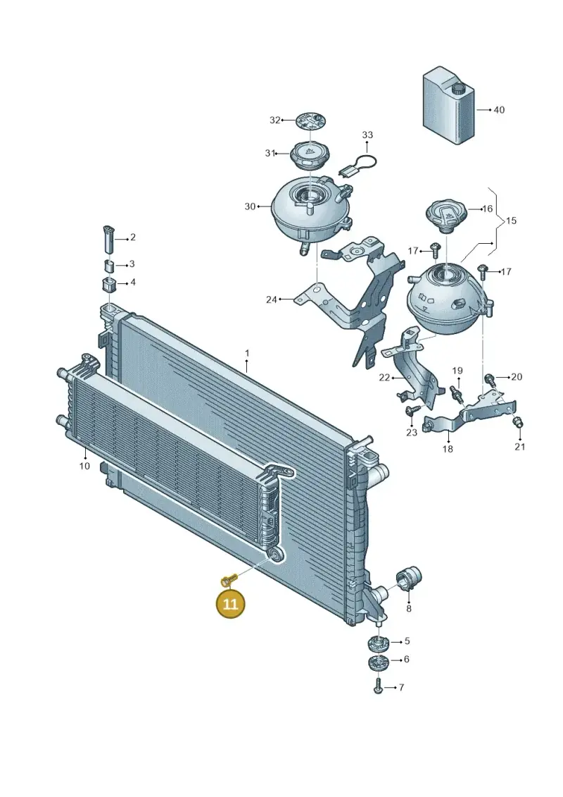 N10189407 — Audi Q5 (2016-2020) diagram 896121131, position 11