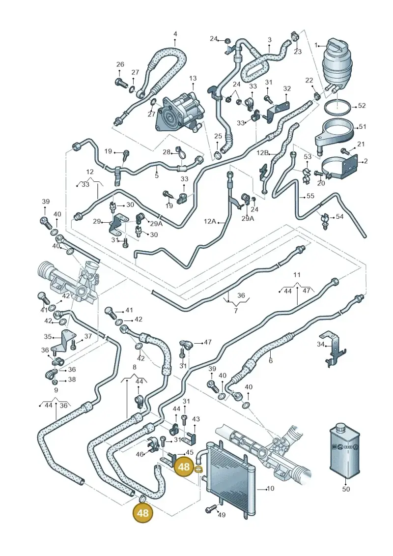 N10197601 — Audi R8 qu. 5.2 (2012-2015) diagram 618422500, position 48