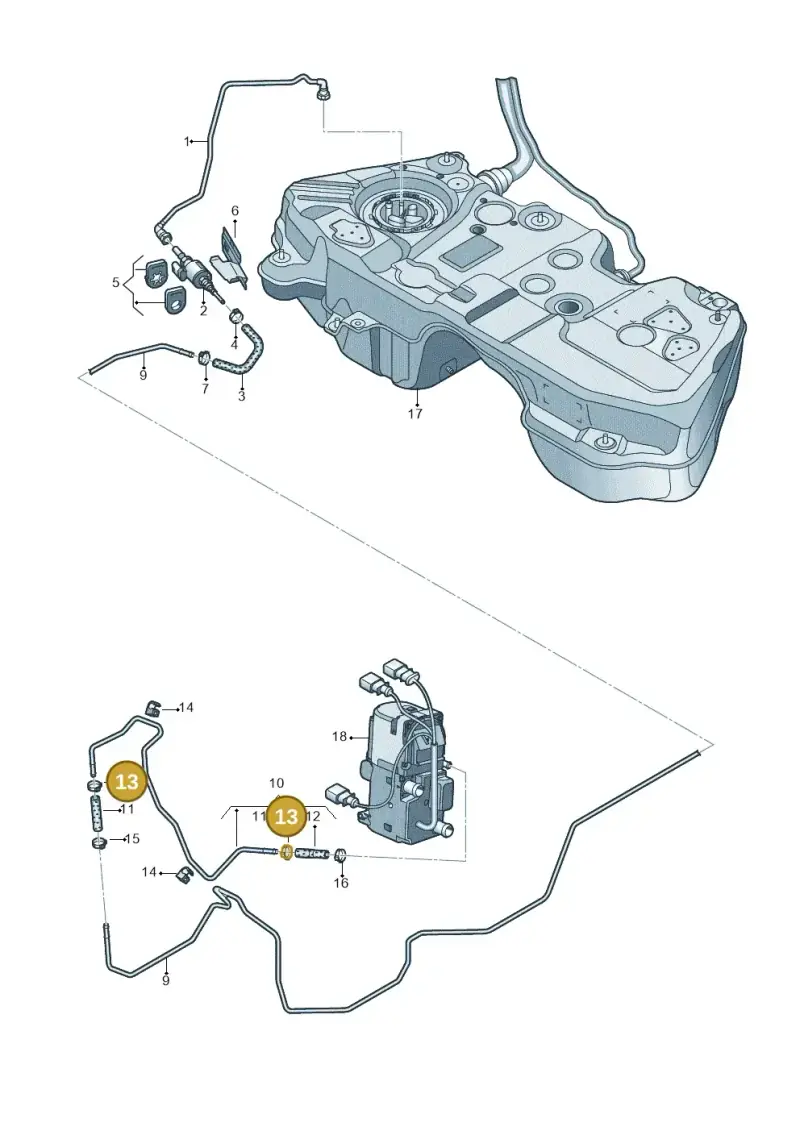 N10198101 — Audi Q5 (2016-2020) diagram 896000090, position 13