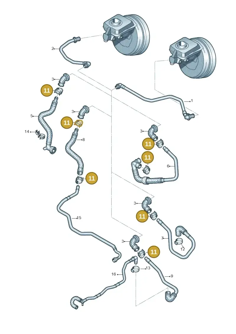 N10201801 — Audi Q5 qu. 2.0 TDI (2012-2017) diagram 751611700, position 11
