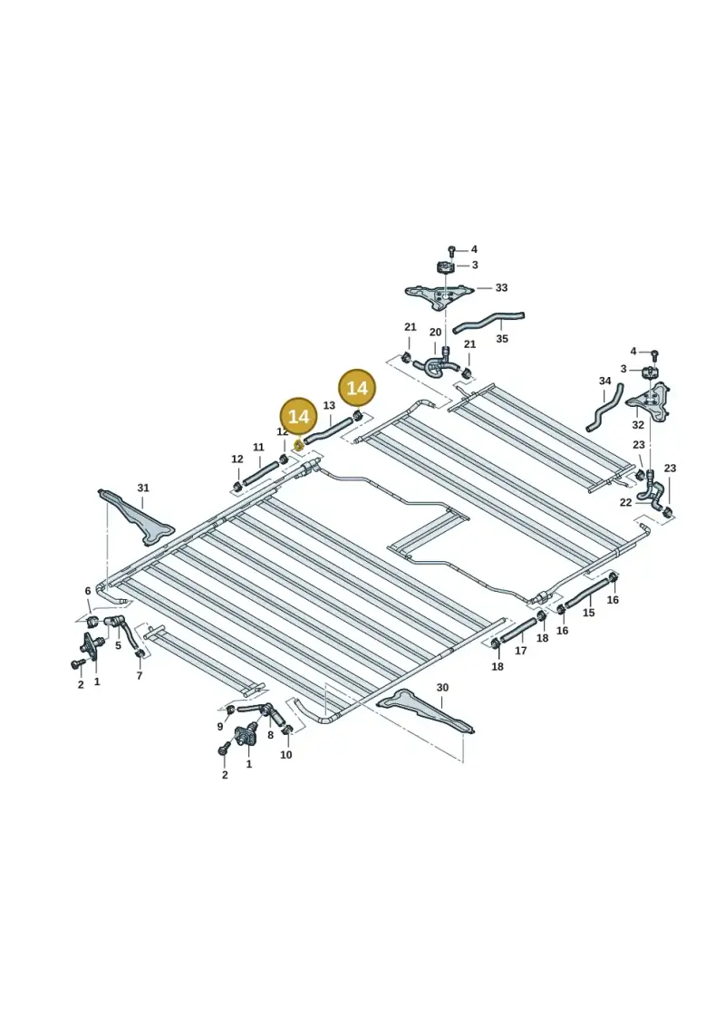 N10201801 — Audi RS e-tron GT (2020-2020) diagram 4j1915560, position 14