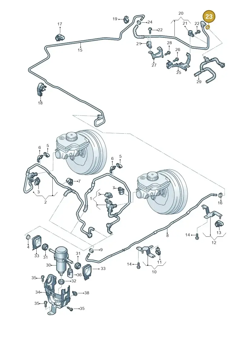 N10201901 — Audi R8 Spyder (2015-2024) diagram 872611700, position 23