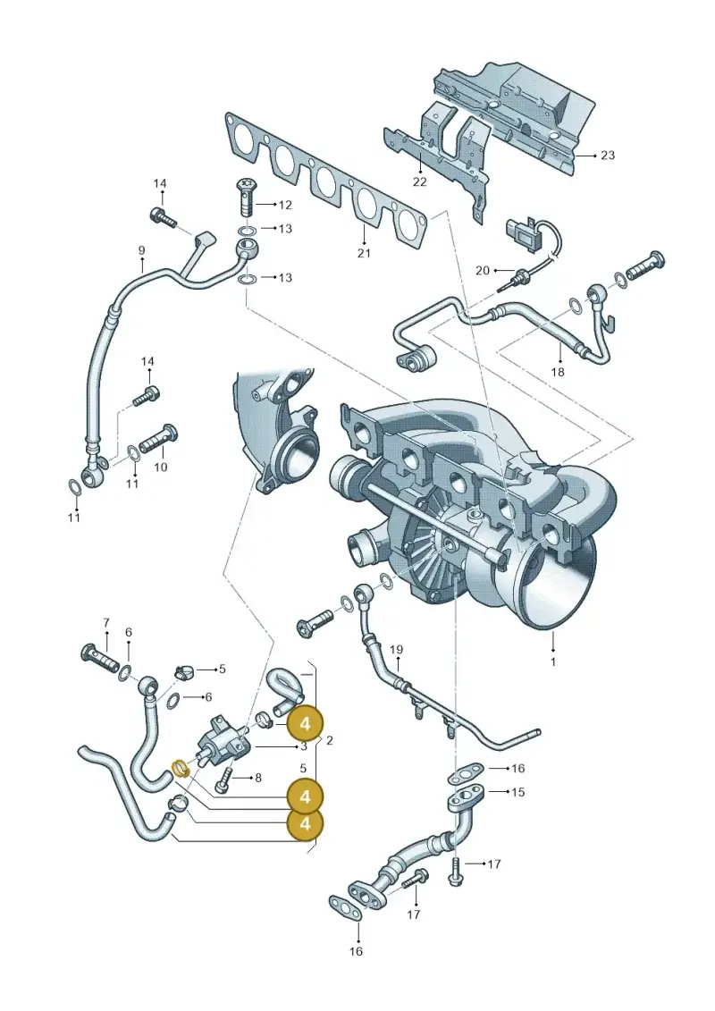 N10203601 — Audi RS3 Sportback (2015-2016) diagram 676145600, position 4