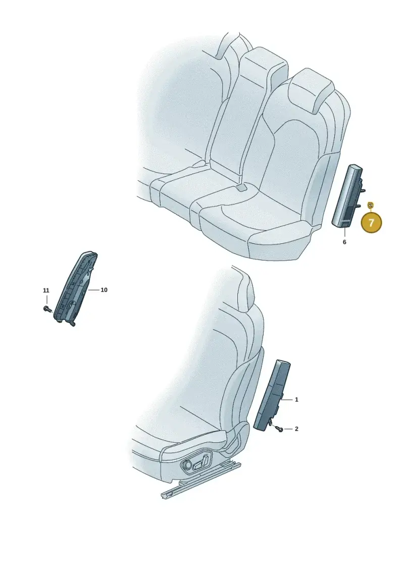 N10205802 — Audi A5 Limo 2.0 (2024-) diagram f5s880200, position 7