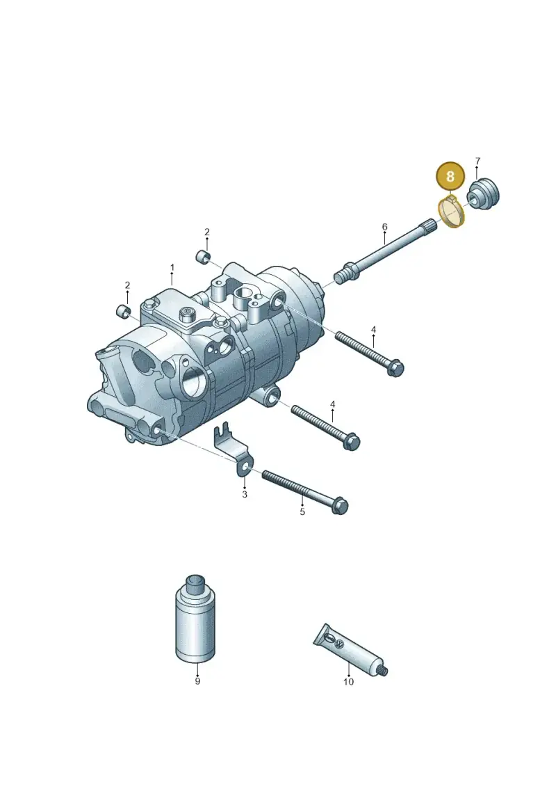 N10207701 — Audi A7 Sportback (2014-2018) diagram 758260100, position 8
