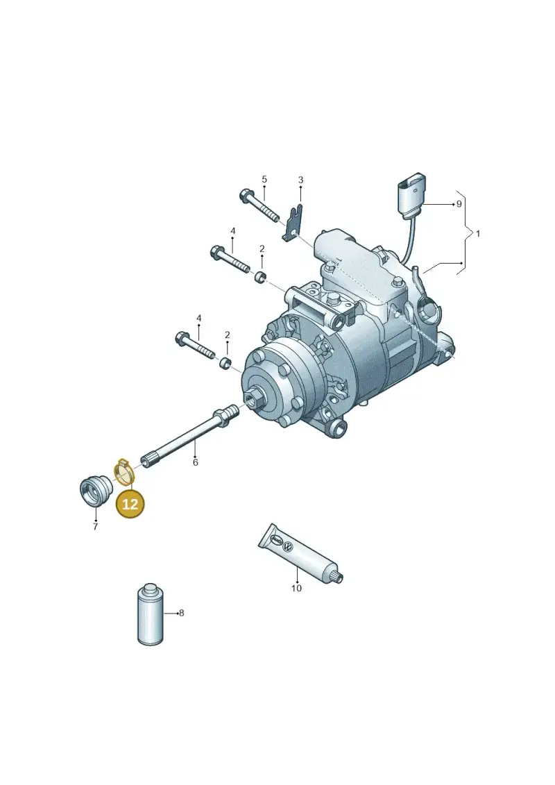 N10207701 — Audi A8L qu. 3.0 TDI (2013-2018) diagram 771260100, position 12