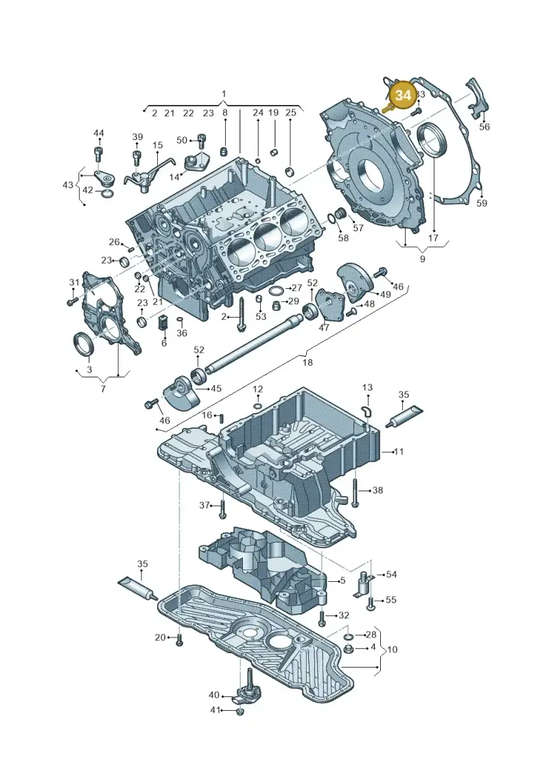 N10225802 — Audi Q7 qu. 3.0 TDI (2009-2015) diagram 620103330, position 34