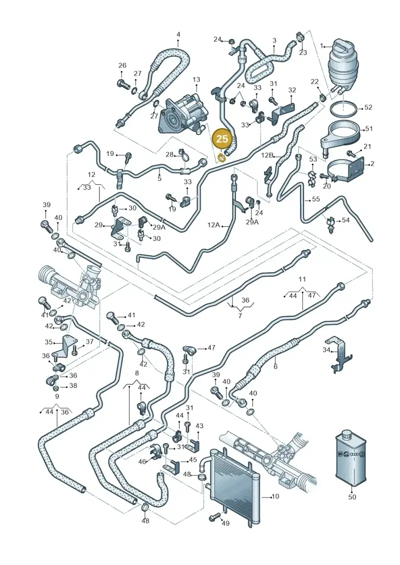 N10255601 — Audi R8 qu. 5.2 (2012-2015) diagram 618422500, position 25