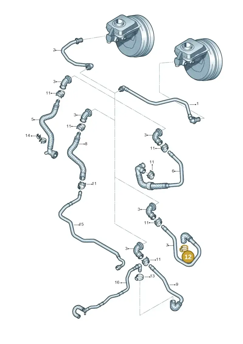 N10255601 — Audi Q5 qu. 2.0 TDI (2012-2017) diagram 751611700, position 12